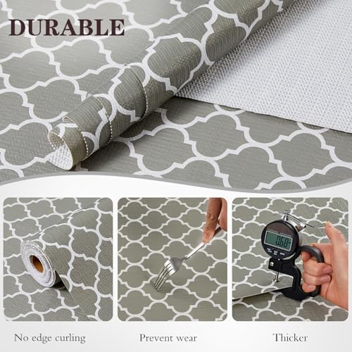Drawer and Shelf Liner for Kitchen Cabinets, Gray, 24IN X 30FT - Image 6