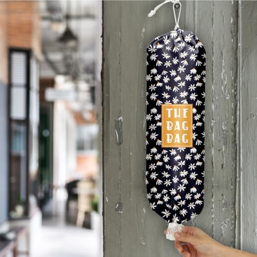 Daisy Grocery Bag Organizer - Plastic Bag Holders for Kitchen, Pantry, Laundry Room - Home Decor Gift for Women & Men - Image 6
