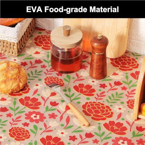 Cooyes Shelf Liner Non-Adhesive EVA Cabinet & Drawer Liner 17.5" x 360" - Image 2