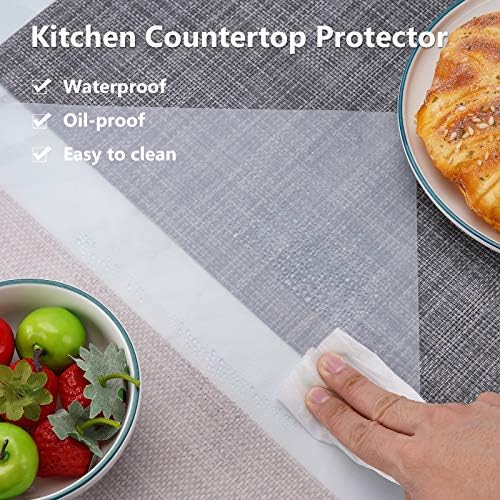 Gartful Silicone Mats for Kitchen Counter, Large Silicone Countertop Protector 25" by 17", Nonskid Heat Resistant Desk Saver Pad, Multipurpose Mat, Placemat, White - Image 4