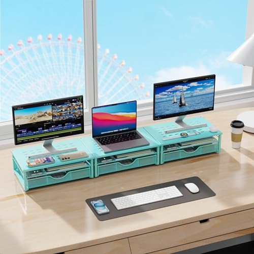 gianotter Computer Monitor Stand Riser with Drawer - Image 6