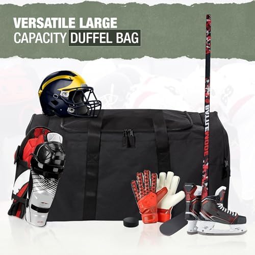 Jetstream Heavy Duty Multi Pocket Durable Sports Gym Equipment Travel Duffel Bag - Image 5