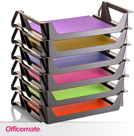 Officemate Recycled Desk Tray,Side Load,15 1/8 x 8 7/8 x 15,Letter/A4, (26212),6 Count (Pack of 4) - Image 4