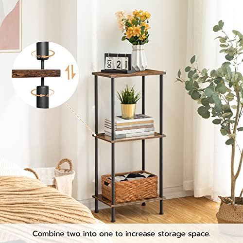 HOOBRO End Tables Set of 2, Small Side Tables, Nightstands for Small Spaces - Image 6