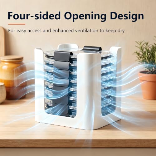Food Container Lid Organizer for Rubbermaid Brilliance Nap-on Lids - Image 7