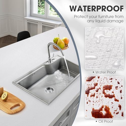 Drawer and Shelf Liner for Kitchen Cabinets, White, 12IN X 10FT - Image 5