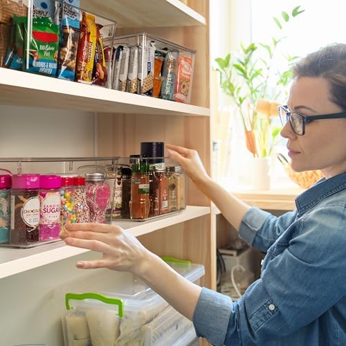 ClearSpace Pantry Storage Bins with Lids for Kitchen & Fridge, 6 Pack - Image 3