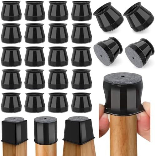 Ansible 24 Pcs Chair Leg Floor Protectors Round by Ansible