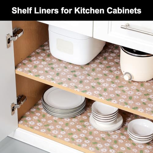 Cooyes Shelf Liner Non-Adhesive EVA Cabinet & Drawer Liner 24" x 360" - Image 2