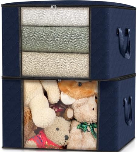 Fab totes 10 Pack Storage Bags for Clothes Blanket Storage Bins with Lids - Image 5