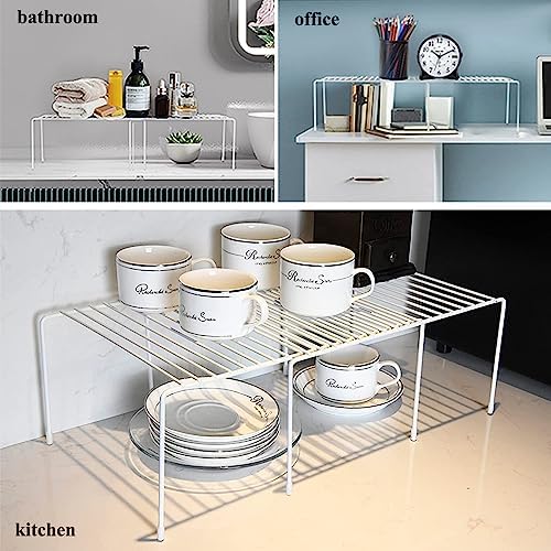 Orgneas Expandable Cabinet Shelf Organizer Rustproof Metal Shelf Riser - Image 6