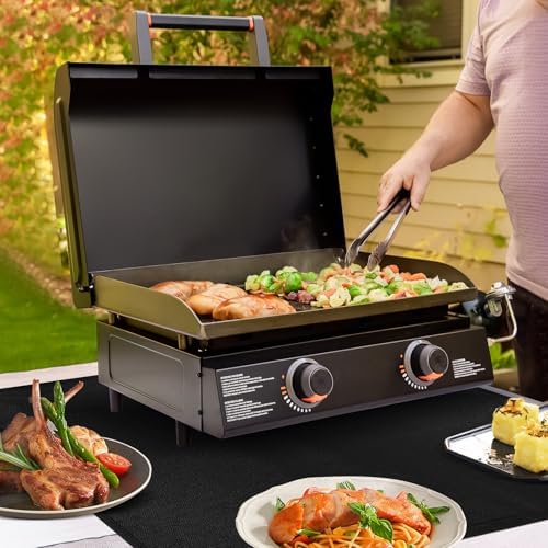 Heat Resistant Mats for Countertop fits Tabletop Grill, 25x19x0.02in, Black - Image 6
