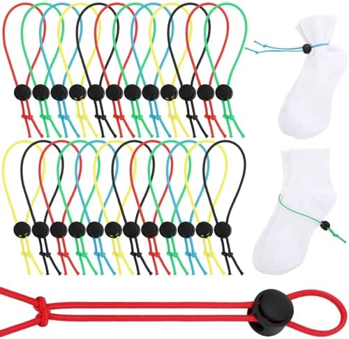 100 Pcs Sock Clips for Laundry, Sock Keepers for Washing by Wowangce