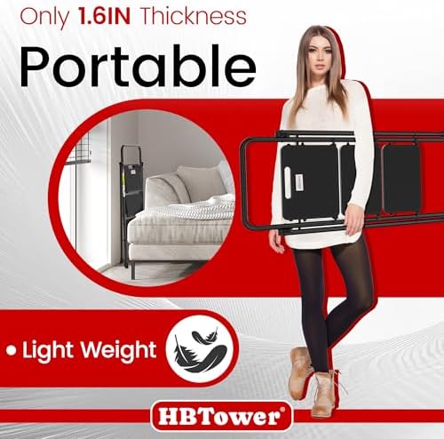 HBTower Step Ladder, Folding Step Stool with Wide Anti-Slip Pedal - Image 5