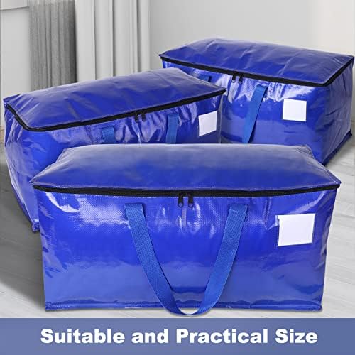 StorageRight Moving Bags, Moving Boxes, 93L 10-Pack Sotrage Bags Totes,Blue - Image 5