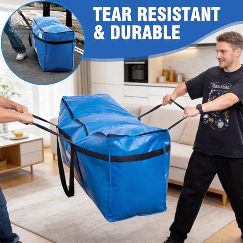 60 Gallon Extra Large Storage Bag, Heavy Duty Moving Bag, 1 Pack - Image 7