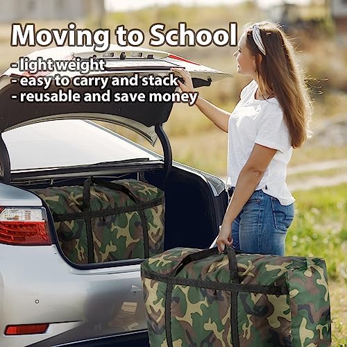 2-Pack Camo 26 Gal Extra Large Foldable Duffle Bags - Image 5