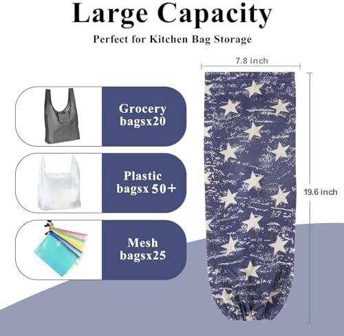 TOGETRUE Plastic Bag Holder, Wall Mount Plastic Bag Organizer Dispenser - Image 3