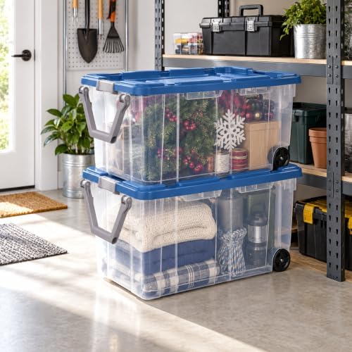 Wheeled Storage Bin, 160 Quart, 2 Pack - Image 7