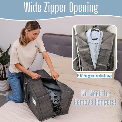 VENO 6 Pack Heavy Duty Moving Bags with Backpack Straps, Zippers & Handles, Extra Large Packing Bags for College Dorm Essentials, Moving Supplies Alternative to Cardboard Moving Boxes - Image 5