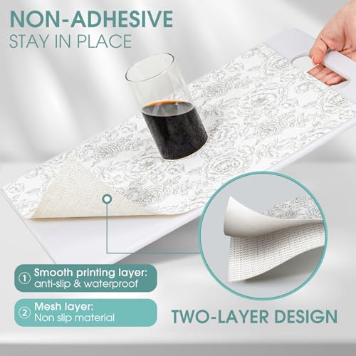 Drawer and Shelf Liner for Kitchen Cabinets, Rose, 12IN X 30FT - Image 3