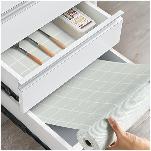 Drawer and Shelf Liner for Kitchen Cabinets, 12IN X 10FT by ALIUNI
