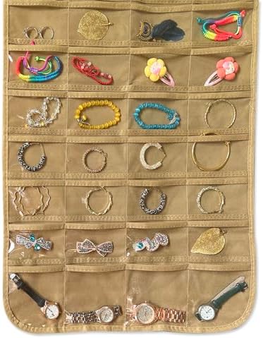 BB Brotrade Hanging Jewelry Organizer,Accessories Organizer,80 Pocket Organizer for Holding Jewelries - Image 2