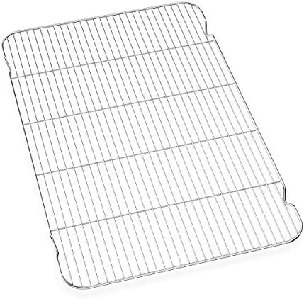 Large Set Baking Sheet and Cooling Rack Set, Bastwe 24L x 16W x 1H inch Professional Bakeware, Healthy & Nontoxic & Rustproof & Easy Clean - Image 6