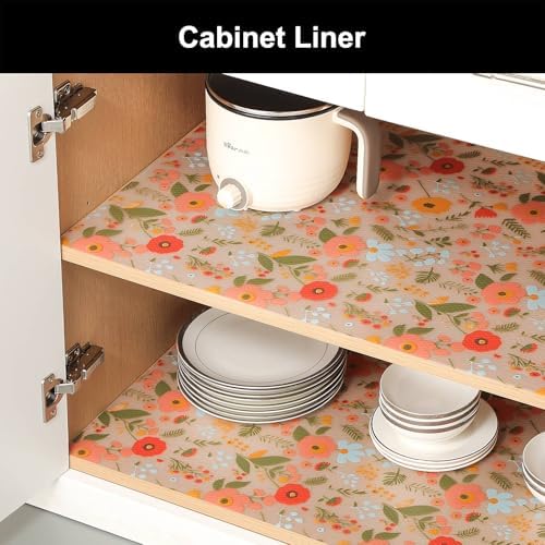 Cooyes Shelf Liner Non-Adhesive EVA Cabinet & Drawer Liner 17.5" x 120" - Image 4