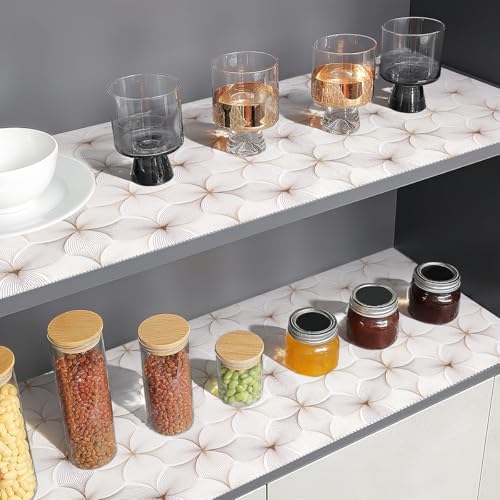 Quttisay Shelf Liner for Cabinets Non Adhesive Drawer Liner 12in x 32.8ft - Image 3