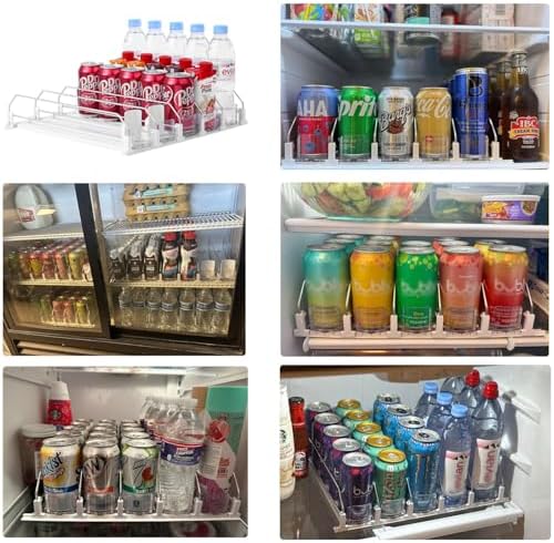 SZNLZQ Drink Organizer for Fridge,Holds 25 Cans - Image 2