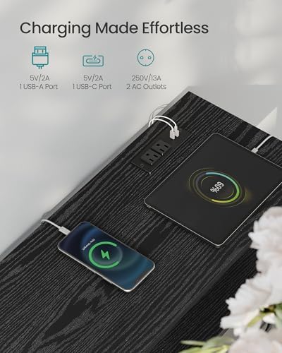 SONGMICS Dresser with App-Controlled LED Lights, 7 Fabric Drawers Dresser - Image 4