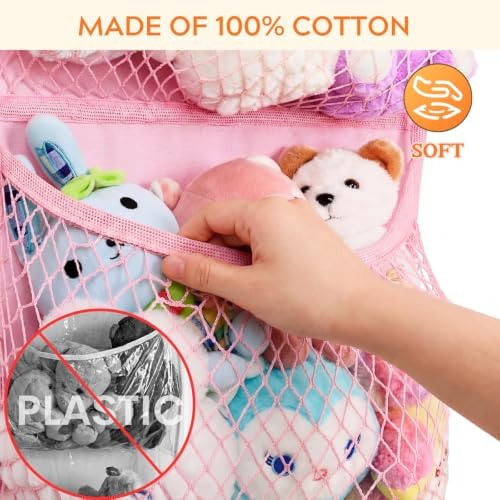 Ofiray-home Cotton Over The Door Stuffed Animal Storage - Image 4