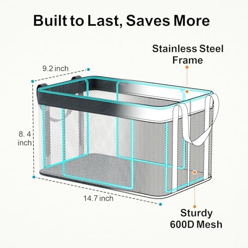 iSPECLE Deep Freezer Organizer Bins - for 5-7 Cu.Ft Chest Freezers, 6 Pack - Image 6