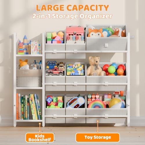 CODACE Kids Toy Organizers and Storage - Toy Shelf for Playroom, Kids Room - Image 6