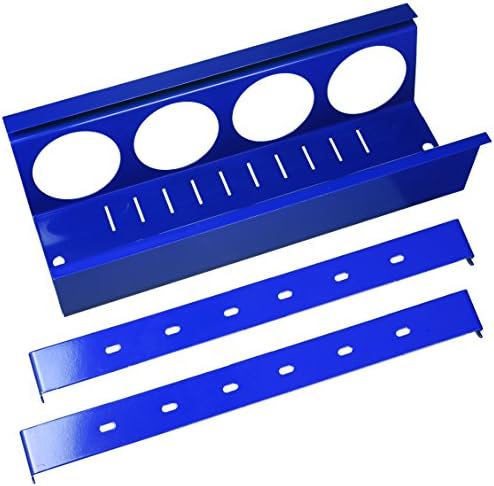 Wall Control Pegboard Spray Can Holder Bracket and Aerosol Can Organizer Pegboard and Slotted Tool Board - Blue by Wall+Control