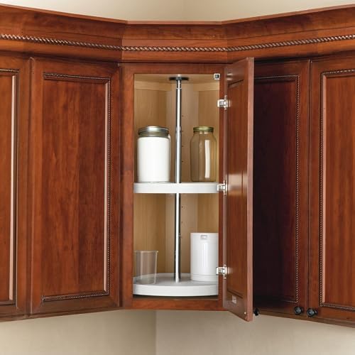 Rev-A-Shelf 18" Full-Circle Dual Tier Lazy Susan for Corner Wall Cabinets - Image 2