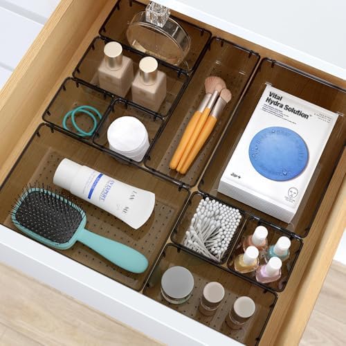 33 PCS Plastic Drawer Organizers Set, 4 Size Desk Drawer Organizer Trays - Image 5