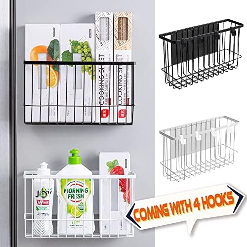 Magnetic Shelf Fridge Basket Bin for Whiteboard Washer Dryer Locker Cabinet - Image 4