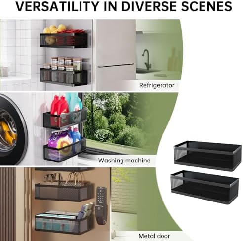 2-Pack Magnetic Shelves Laundry Room Organization - Image 5