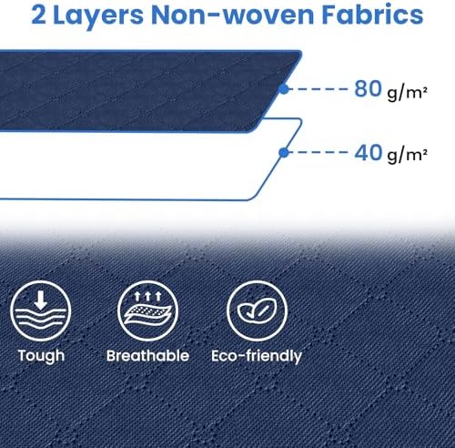 Fab totes 10 Pack Storage Bags for Clothes Blanket Storage Bins with Lids - Image 3