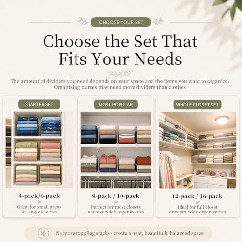 SortNStore Shelf Dividers Purse Organizer for Closet: 11" Tall (Extra Tall) - Image 5