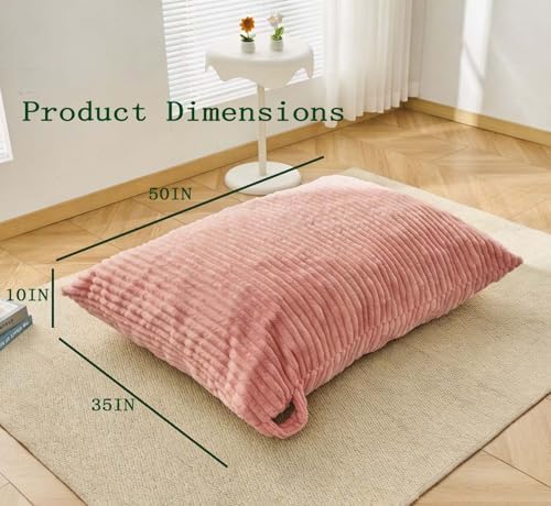 Kisoy Stuffed Animal Storage Bean Bag Bed Cover (No Filler) Washable - Image 3