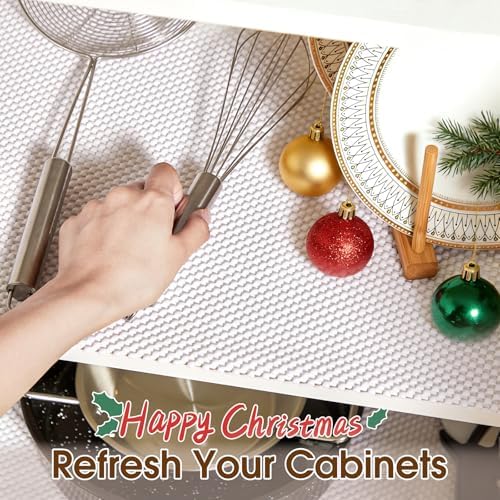 Shelf Liner for Kitchen Cabinets and Drawers, White, 24" x 240" - Image 3