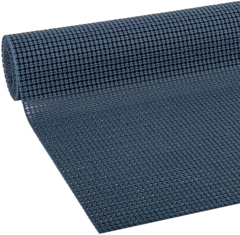 EasyLiner Select Grip Shelf Liner, Easy to Install & Cut to Fit, Non Slip, Non Adhesive, Drawer Shelf & Cabinet Liner for Kitchen, Bathroom, Pantry Cupboards, 20 in x 6 ft (6 Rolls), 36 ft, Navy Blue - Image 2