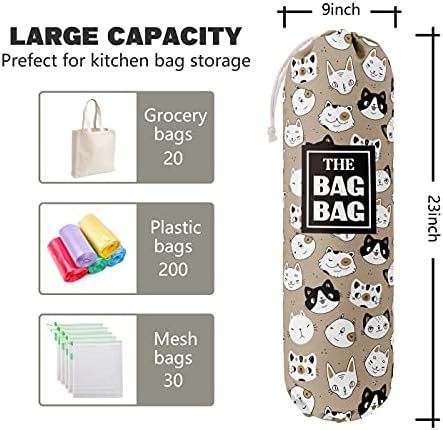 Funny The Bag Bag, Grocery Bags Holder Organizer For Shopping Bags, Wall Mount Plastic Bags Storage Container Dispensers, Gift For The Preferred Family And Friends - Image 3