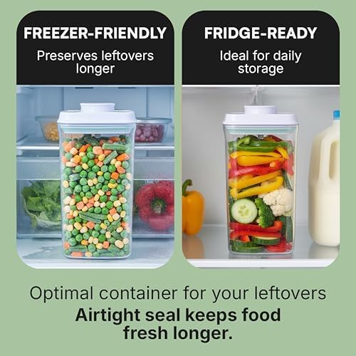 Bop Top Airtight Food Storage Containers | Pop-Top Lid | 8 Cups / 67 Oz - Image 3