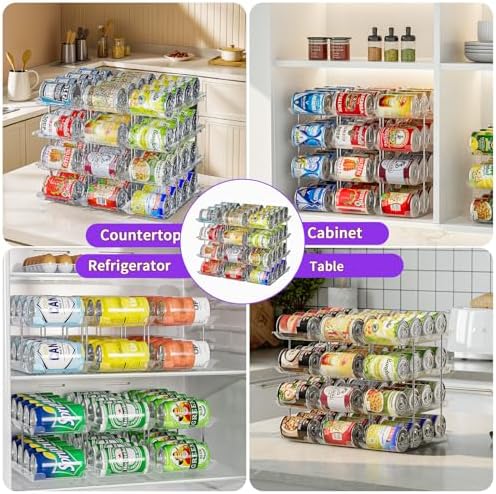 Can Organizer for Pantry, 4-Tier Modular Can Storage Rack - Image 6