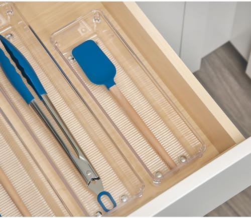 iDesign Plastic Drawer Organizer, Set of 2, 4" x 16" x 3" - Image 7