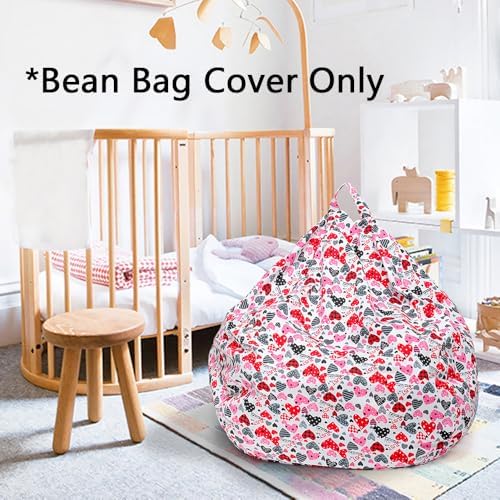 YuppieLife Stuffed Animal Storage Bean Bag Cover, 27" Velvet Toy Organizer - Image 5